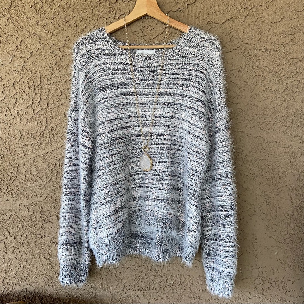 Long-Sleeve SOFT SWEATER⭐️Cozy Warm Striped - Picture 2 of 13